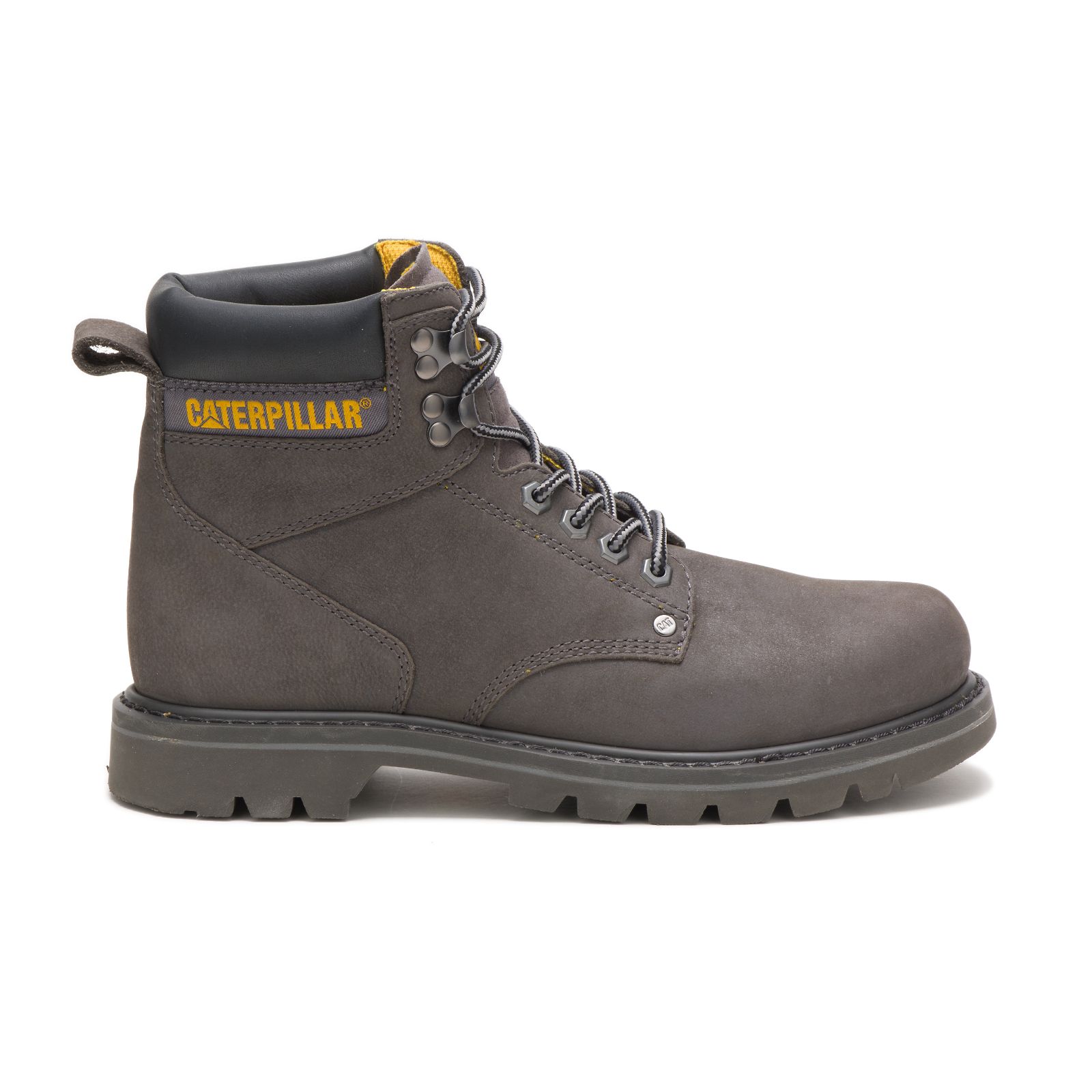 Men's Caterpillar Second Shift Work Boots Grey Ireland LGZJ02658